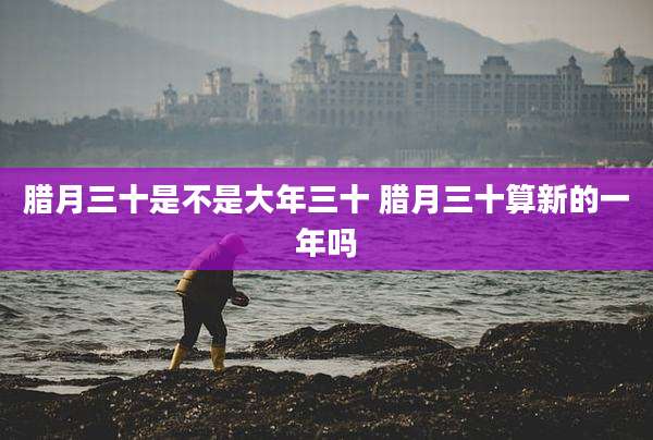 腊月三十是不是大年三十 腊月三十算新的一年吗