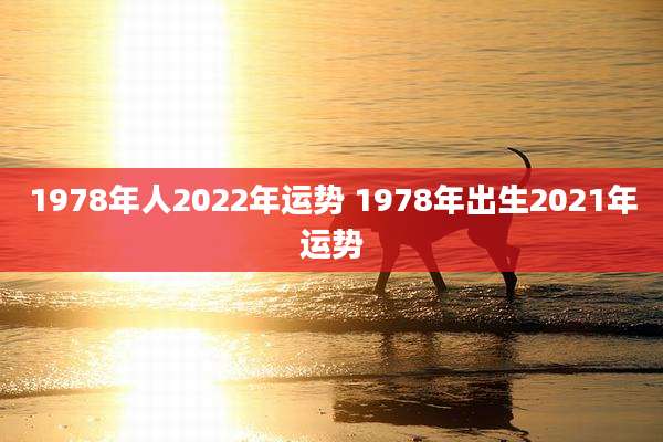 1978年人2022年运势 1978年出生2021年运势