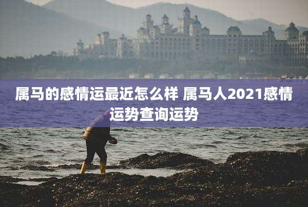 属马的感情运最近怎么样 属马人2021感情运势查询运势
