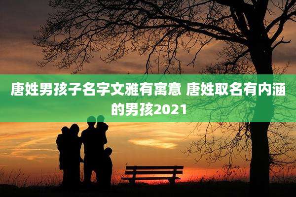 唐姓男孩子名字文雅有寓意 唐姓取名有内涵的男孩2021