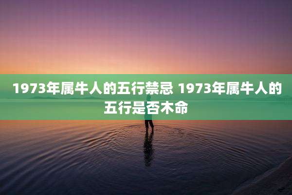 1973年属牛人的五行禁忌 1973年属牛人的五行是否木命