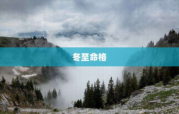 冬至命格