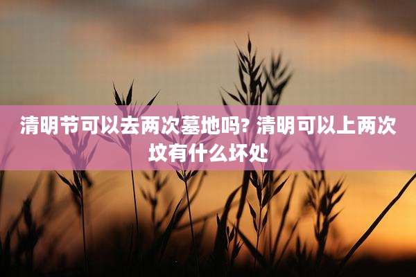 清明节可以去两次墓地吗? 清明可以上两次坟有什么坏处