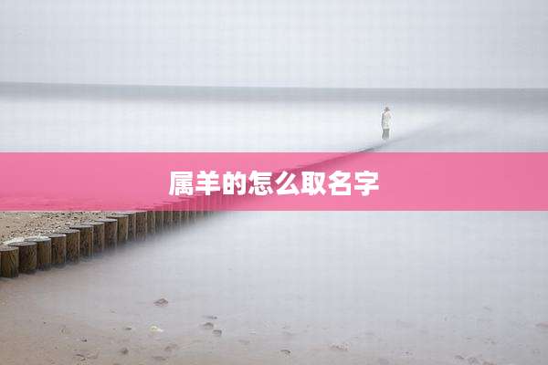 属羊的怎么取名字
