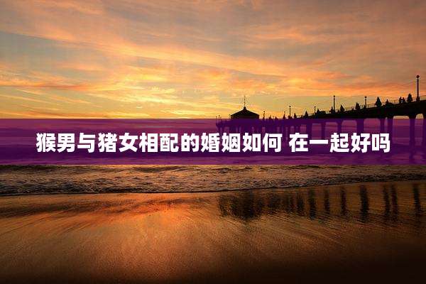 猴男与猪女相配的婚姻如何 在一起好吗