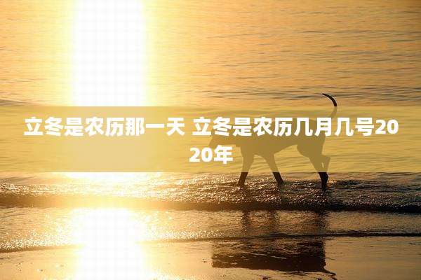 立冬是农历那一天 立冬是农历几月几号2020年