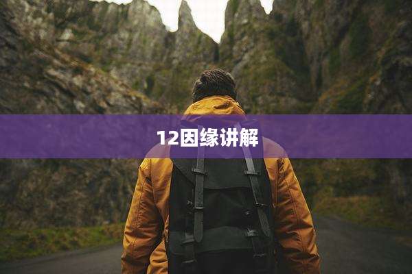 12因缘讲解