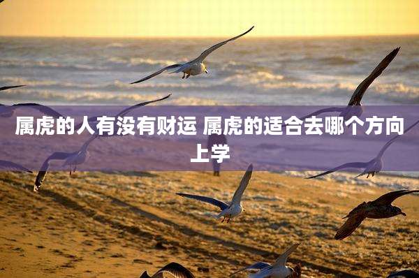 属虎的人有没有财运 属虎的适合去哪个方向上学