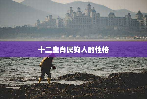 十二生肖属狗人的性格