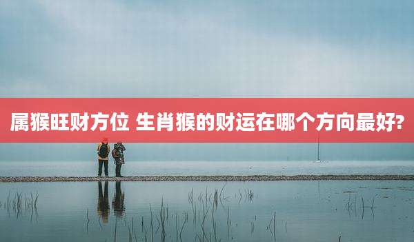 属猴旺财方位 生肖猴的财运在哪个方向最好?