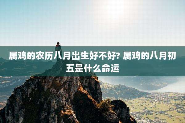 属鸡的农历八月出生好不好? 属鸡的八月初五是什么命运