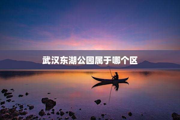 武汉东湖公园属于哪个区