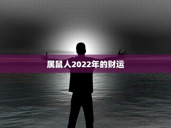 属鼠人2022年的财运