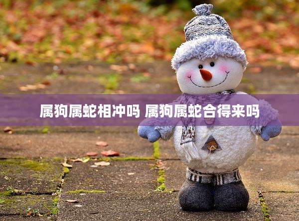 属狗属蛇相冲吗 属狗属蛇合得来吗
