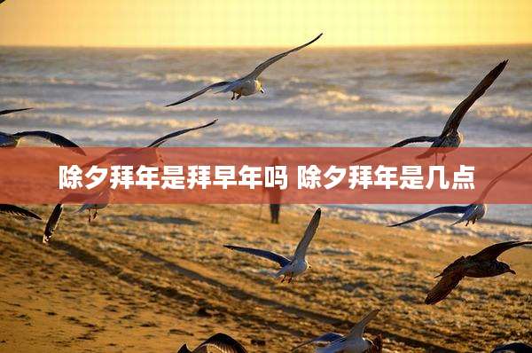 除夕拜年是拜早年吗 除夕拜年是几点