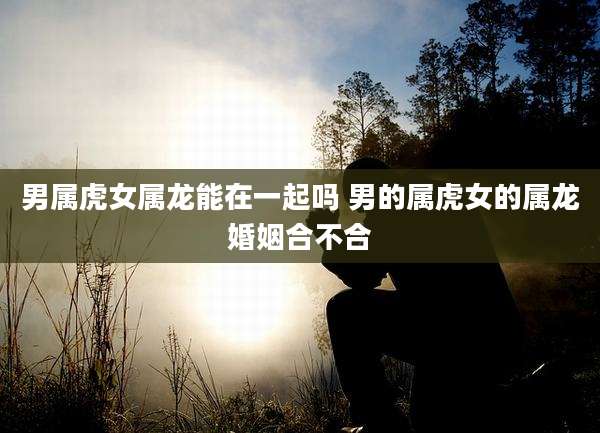 男属虎女属龙能在一起吗 男的属虎女的属龙婚姻合不合