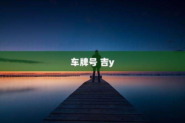 车牌号 吉y