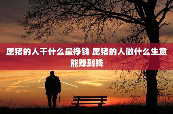 属猪的人干什么最挣钱 属猪的人做什么生意能赚到钱