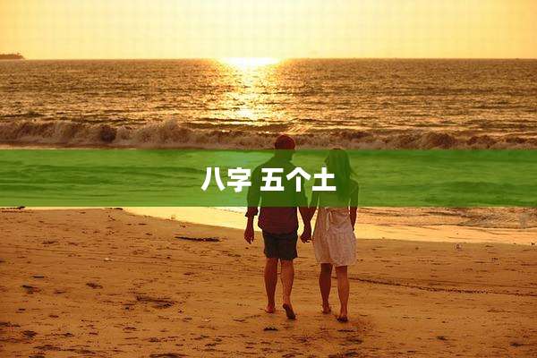 八字 五个土