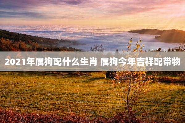 2021年属狗配什么生肖 属狗今年吉祥配带物