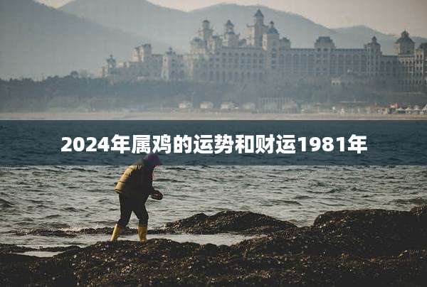 2024年属鸡的运势和财运1981年