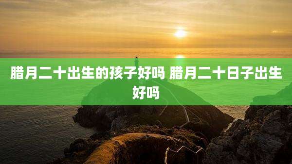 腊月二十出生的孩子好吗 腊月二十日子出生好吗