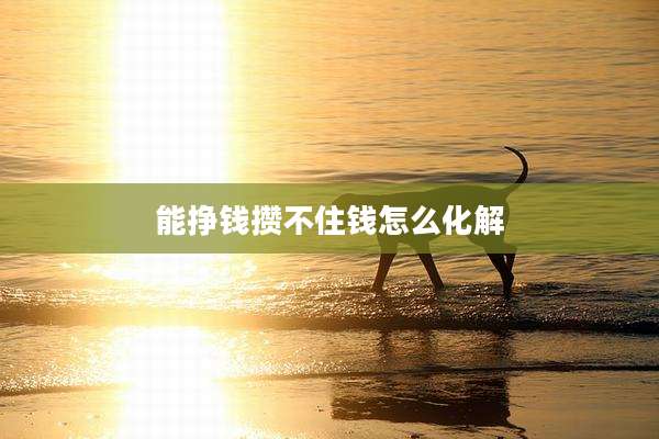 能挣钱攒不住钱怎么化解