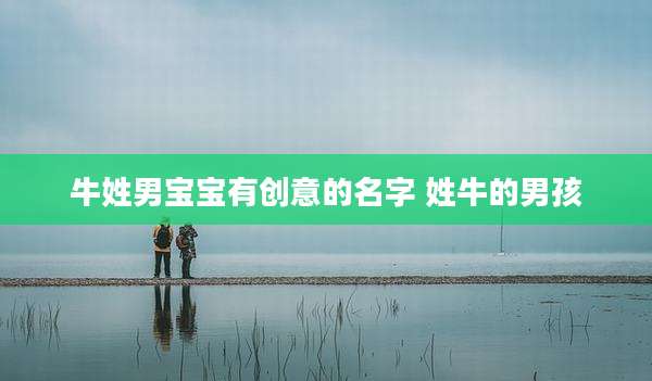 牛姓男宝宝有创意的名字 姓牛的男孩