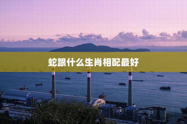 蛇跟什么生肖相配最好