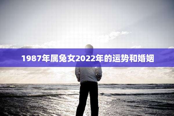 1987年属兔女2022年的运势和婚姻