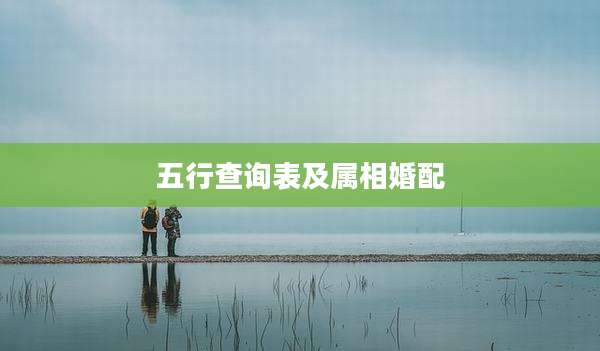 五行查询表及属相婚配