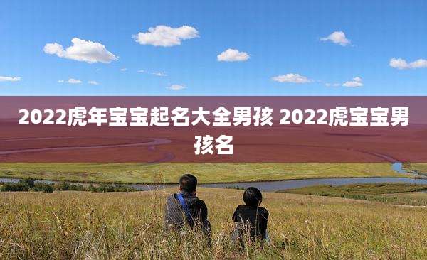 2022虎年宝宝起名大全男孩 2022虎宝宝男孩名