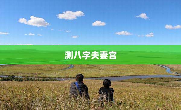 测八字夫妻宫