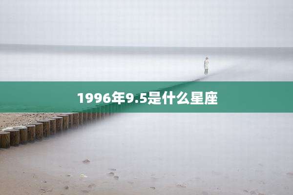 1996年9.5是什么星座