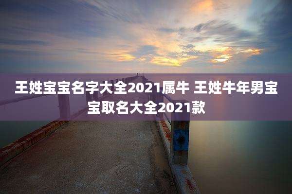 王姓宝宝名字大全2021属牛 王姓牛年男宝宝取名大全2021款