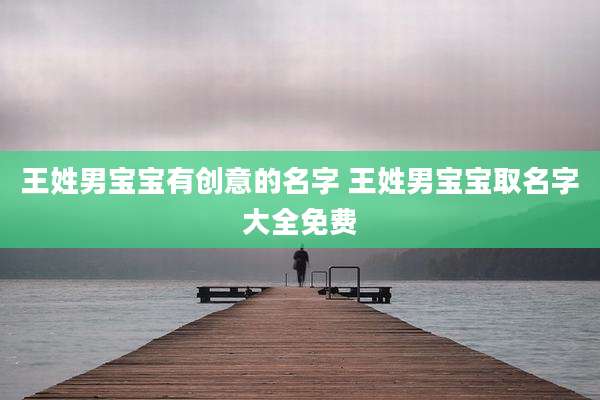 王姓男宝宝有创意的名字 王姓男宝宝取名字大全免费