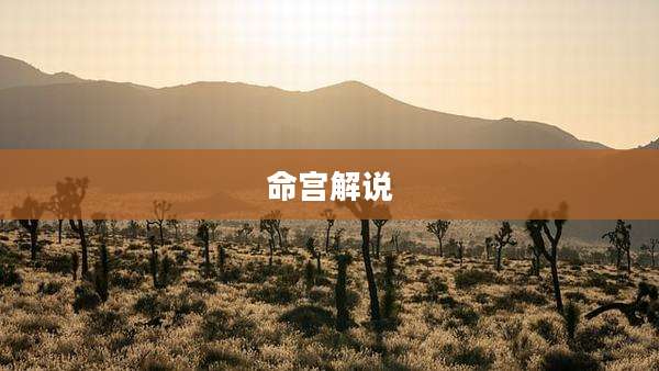 命宫解说