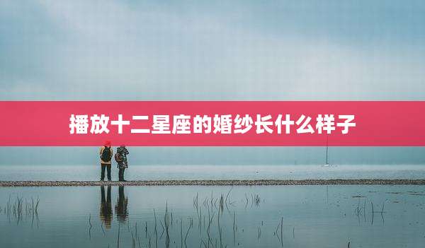 播放十二星座的婚纱长什么样子