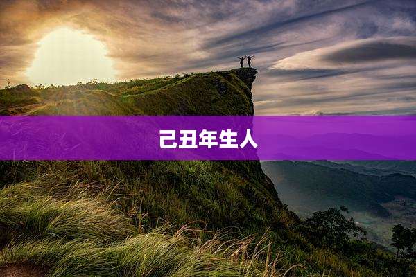 己丑年生人
