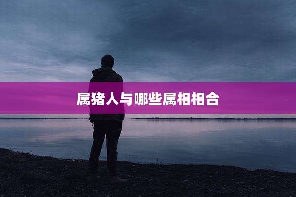 属猪人与哪些属相相合