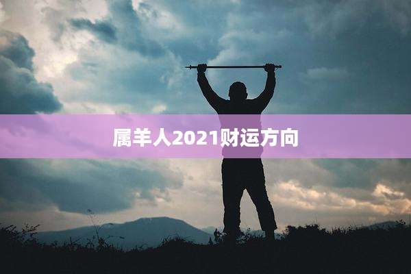属羊人2021财运方向