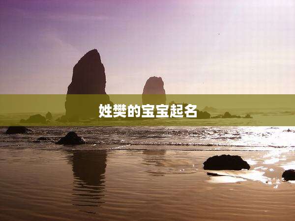 姓樊的宝宝起名