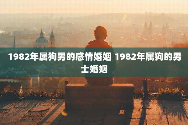 1982年属狗男的感情婚姻 1982年属狗的男士婚姻