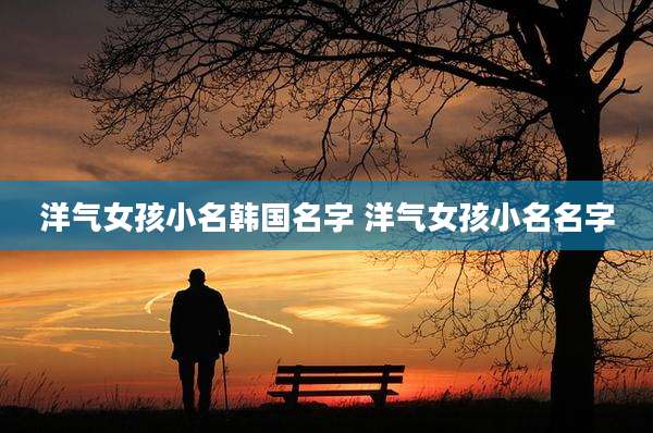 洋气女孩小名韩国名字 洋气女孩小名名字
