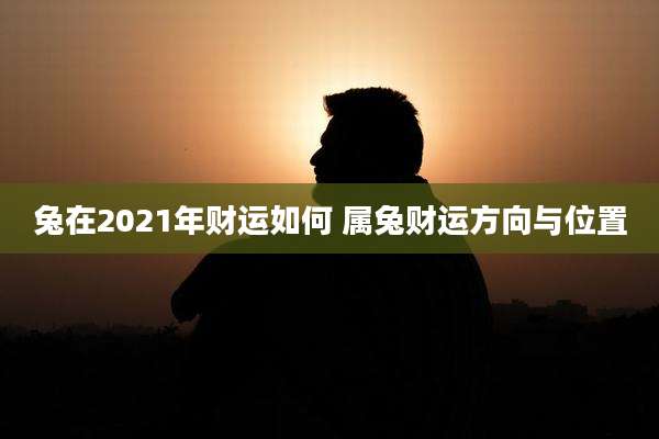 兔在2021年财运如何 属兔财运方向与位置