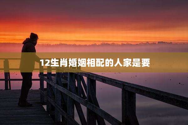 12生肖婚姻相配的人家是要