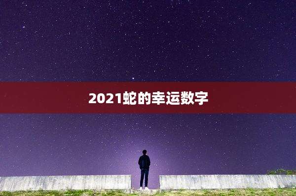 2021蛇的幸运数字
