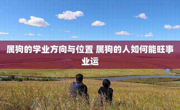 属狗的学业方向与位置 属狗的人如何能旺事业运