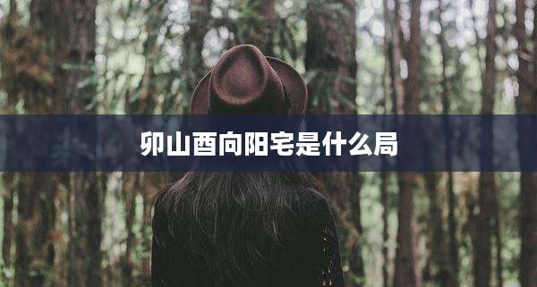 卯山酉向阳宅是什么局