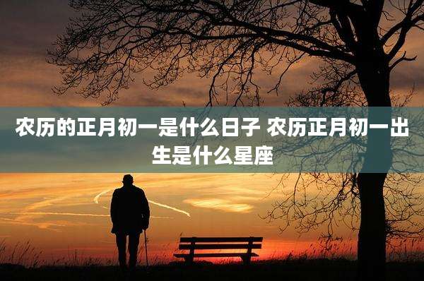 农历的正月初一是什么日子 农历正月初一出生是什么星座